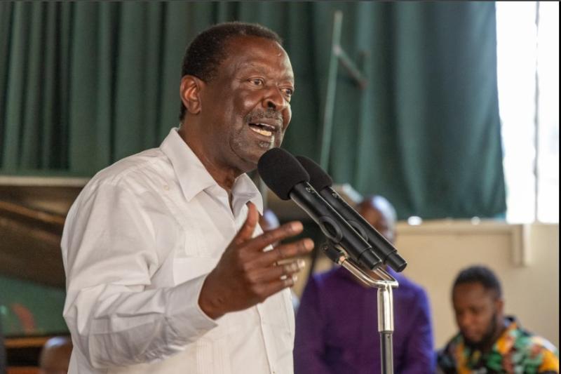 File image of PCS Musalia Mudavadi